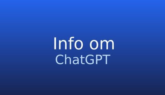 Gråt informationskort med termen ChatGPT og kort forklaring af den generative AI-chatbot