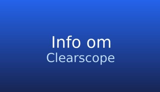 Gråt informationskort med teksten Clearscope som SEO-platform til indholdsoptimering