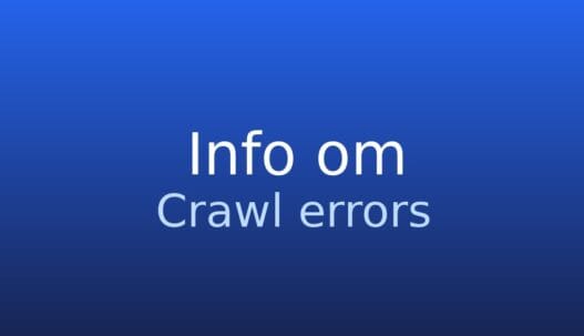 Gråt informationskort med begrebet crawlfejl og kort forklaring om søgemaskiners adgangsproblemer