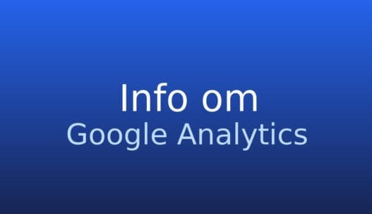Informationskort med ordbogstermen Google Analytics og kort forklaring af analyseværktøjet.