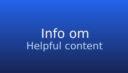 Neutralt gråt informationskort med termen helpful content og kort forklaring