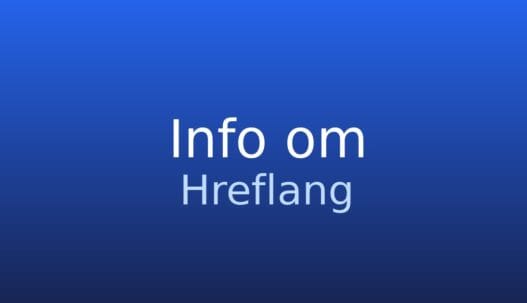 Informationskort om hreflang, et HTML-attribut til at angive sprog- og landeversioner