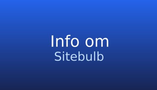 Informationskort med termen Sitebulb om teknisk SEO og website-audits