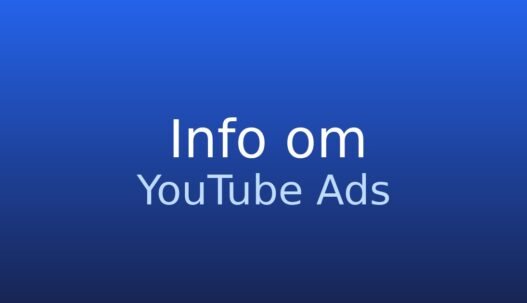 Informationskort med ordet YouTube Ads og kort definition af annonceformater på YouTube
